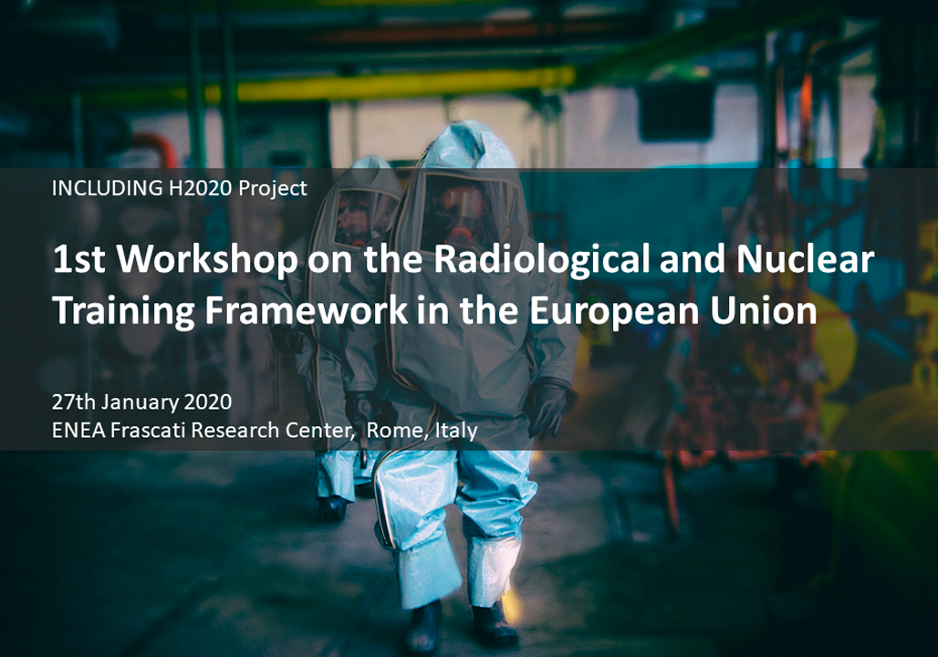   UPDATE: 1st Workshop on the Radiological and Nuclear Training Framework in the European Union