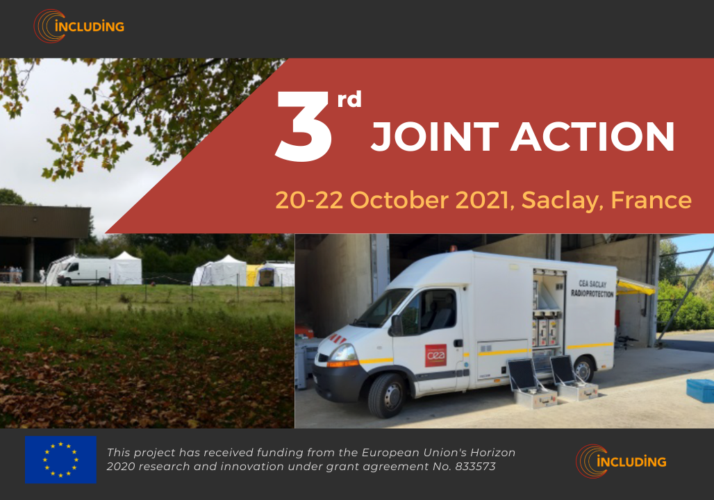 3rd Joint Action, 20-22.10.2021, Saclay, France, hosted by CEA